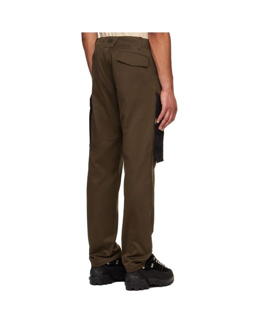 OLLY SHINDER Brown Gardiner Cargo Pants for men