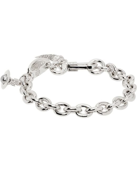 Vivienne Westwood Metallic Ernest Bracelet for men