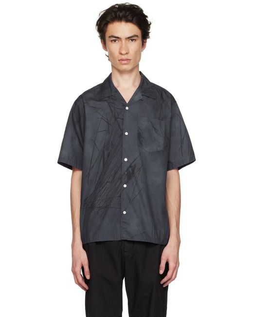 Norse Projects Black Navy Carsten Shirt for men