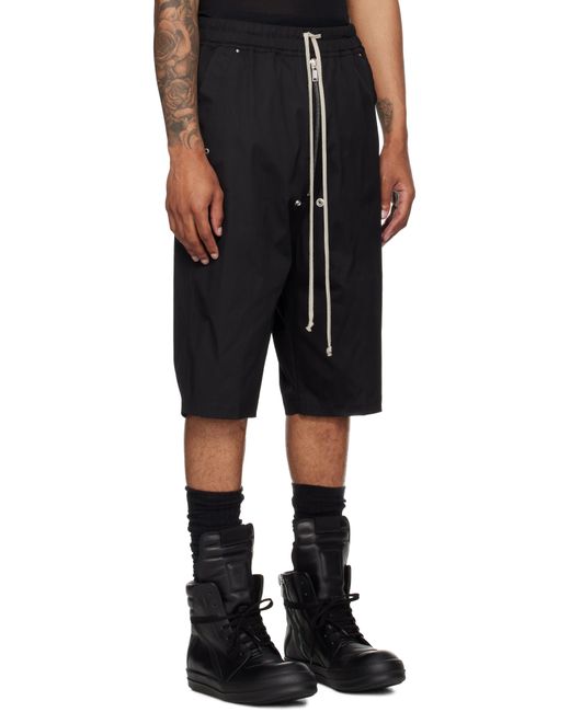 メンズ Rick Owens ブラック Concordians Bela Pods ショートパンツ Black
