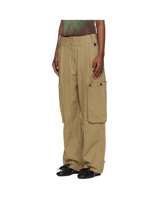 ANDERSSON BELL Natural Utility Cargo Pants