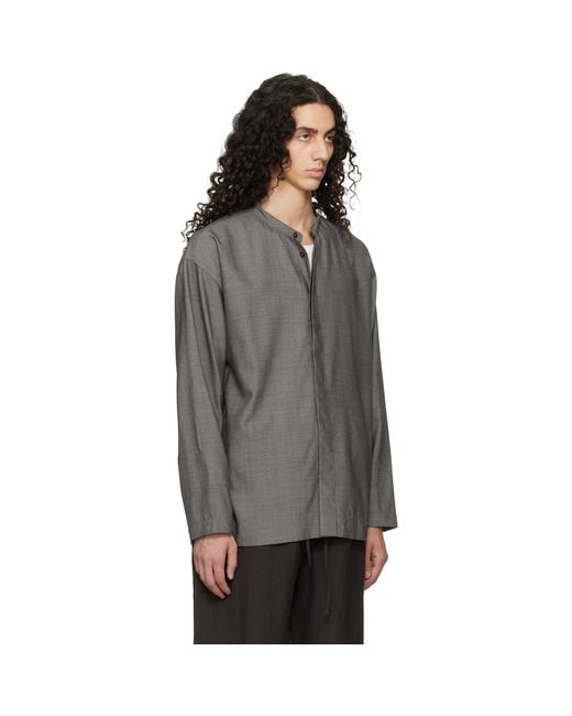Studio Nicholson Black Karst Shirt for men