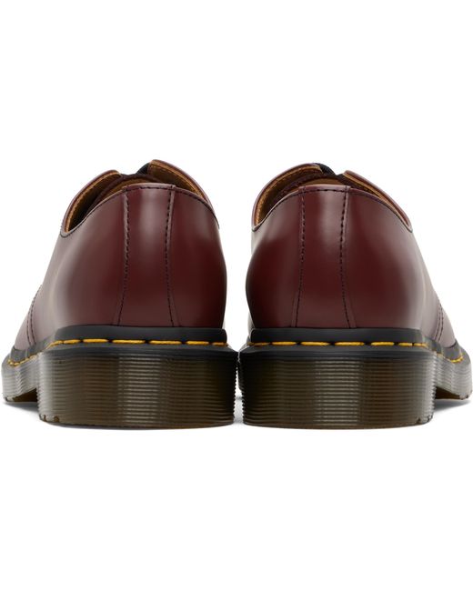 Derbys Oxford 1461 Bourgogne En Cuir Lisse Dr. Martens pour homme en coloris Black