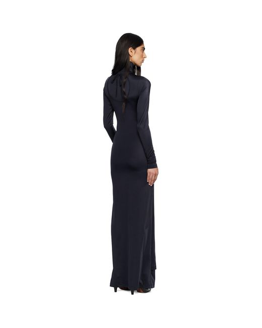 Marie Adam-Leenaerdt Blue All-In One Maxi Dress