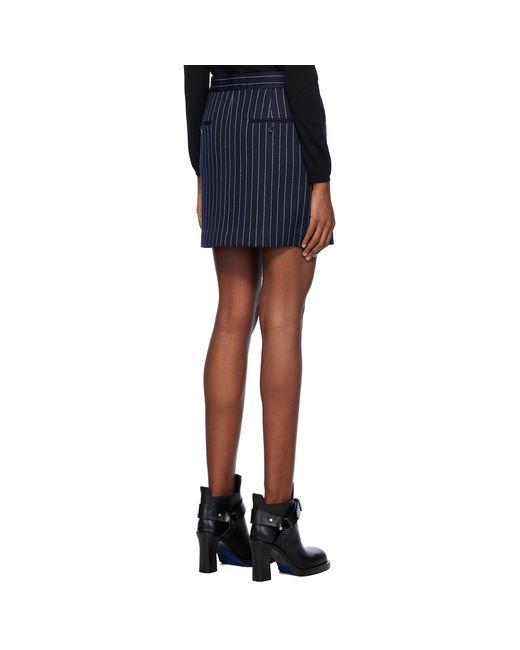 Max Mara Blue Navy Kirsch Miniskirt