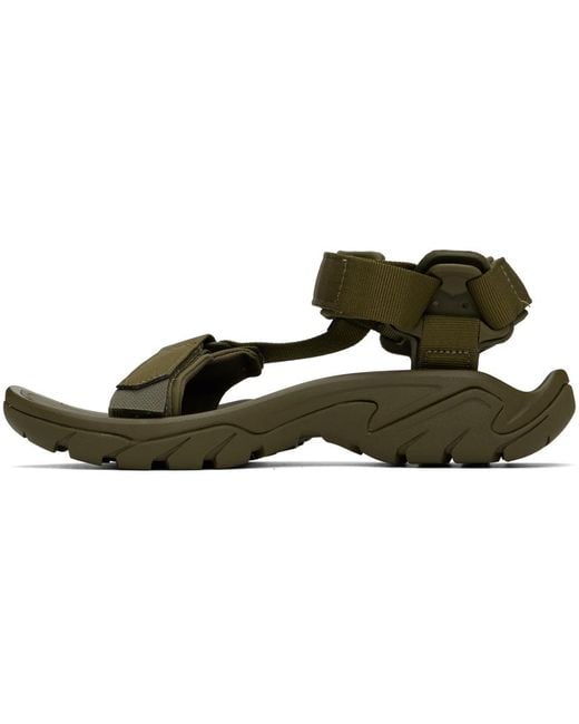 Teva Black Green Terra Fi 5 Universal Sandals for men