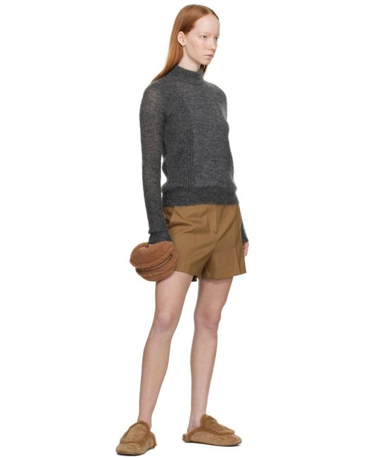 Max Mara Black Brown Amato Shorts