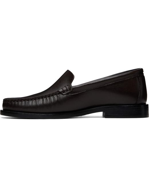 Aeyde Black Arthur Apron Loafers