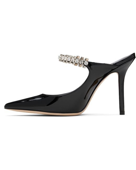 Jimmy Choo Black Bing 100 Mules