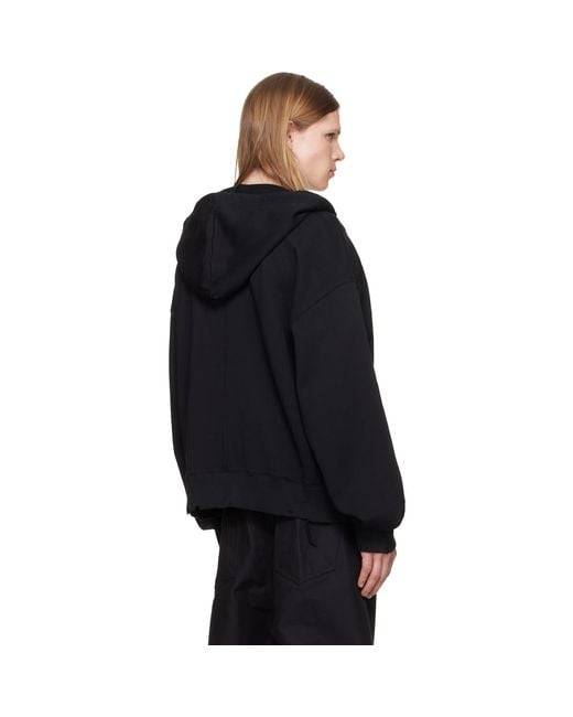 MATIERES FECALES Black 'Never Conform' Hoodie for men