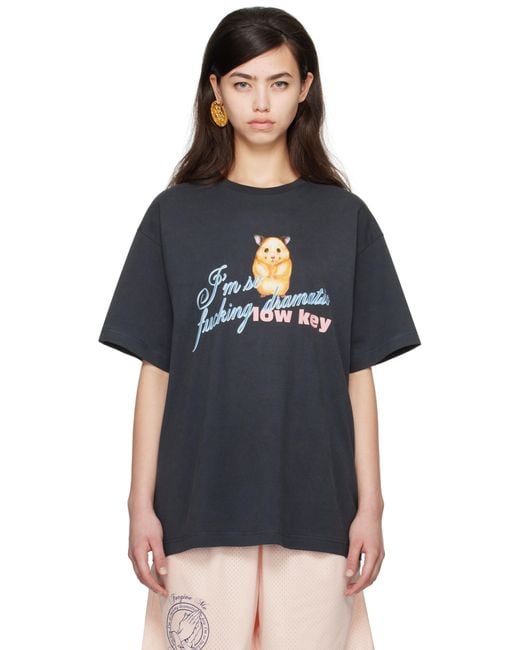 Im Sorry by Petra Collins Black Ssense Exclusive Jennyfax Edition Oversized T-Shirt