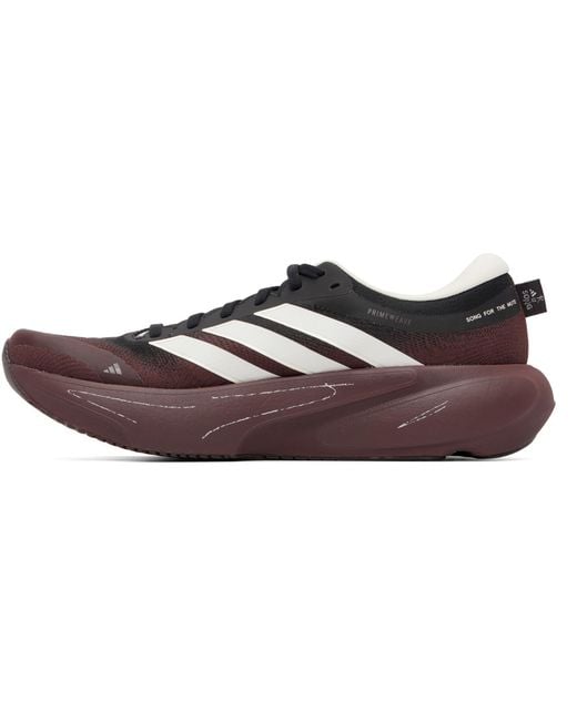 Song For The Mute Black Burgundy Adidas Originals Edition Adirun01 Supernova Rise 3 Sneakers for men