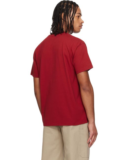 Givenchy Red Paris' Gros Grain T-Shirt for men