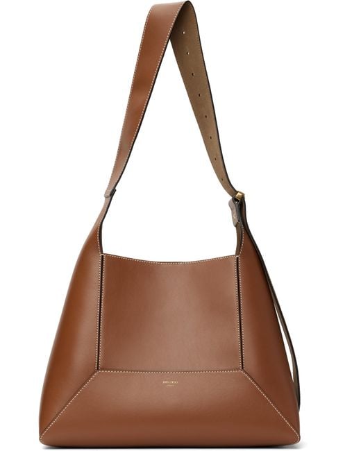 Jimmy Choo Brown Diamond M Bag