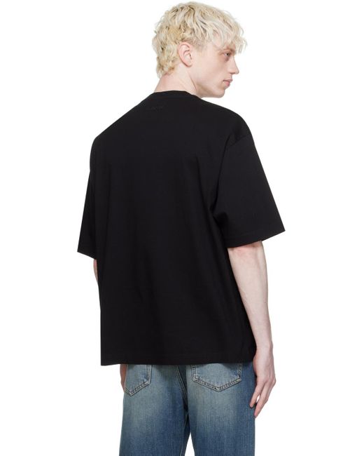 Lanvin Black Daunou T-shirt for men