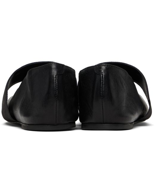 Givenchy Black Sliced Square Ballerina Flats