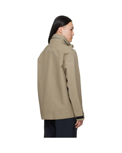 Veilance Brown Field Jacket for men