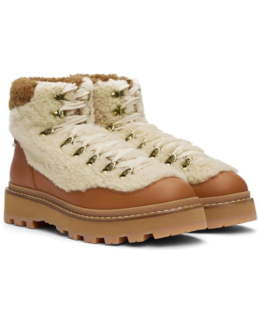 Moncler Black Tan Peka Trek Boots