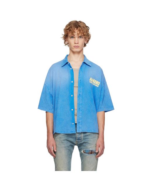 Amiri Blue 1994' Camp Shirt for men