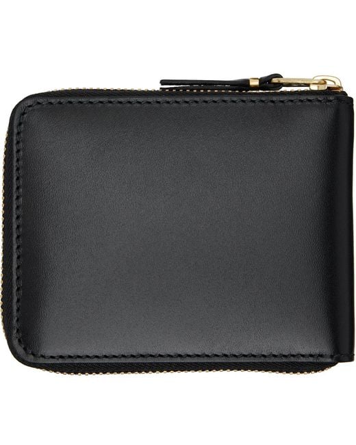 Comme des Garçons Black Classic Leather Wallet for men