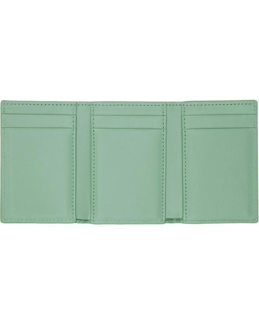 A.P.C. . Green Noa Trifold Simple Wallet