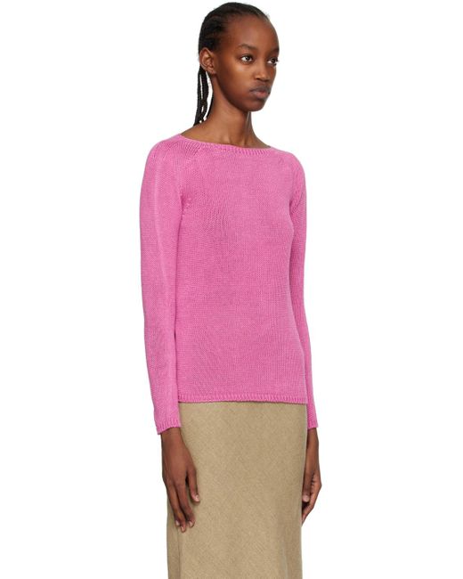 Max Mara Pink Giolino Sweater