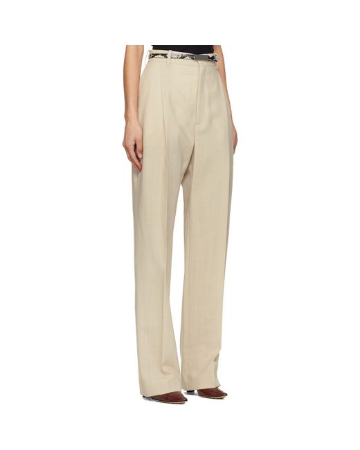 Wardrobe NYC Natural Light Mid Rise Trousers
