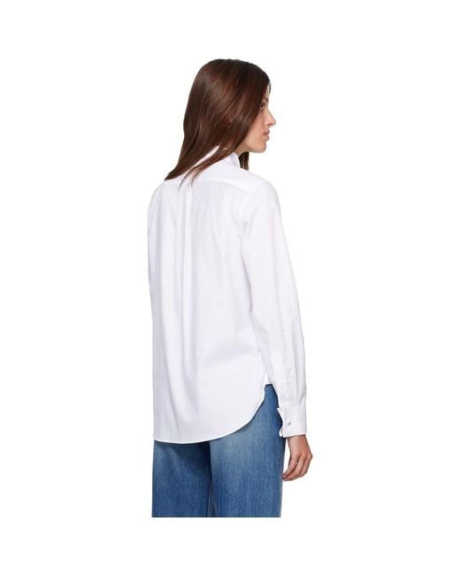 HOMMEGIRLS White Tux Shirt