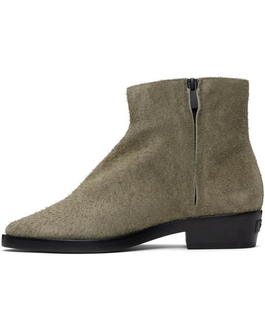 Fear Of God Green Western Low Boots for men