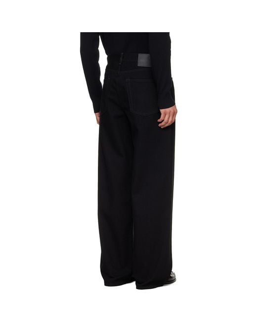 Acne Black Loose Fit 1981 Jeans for men
