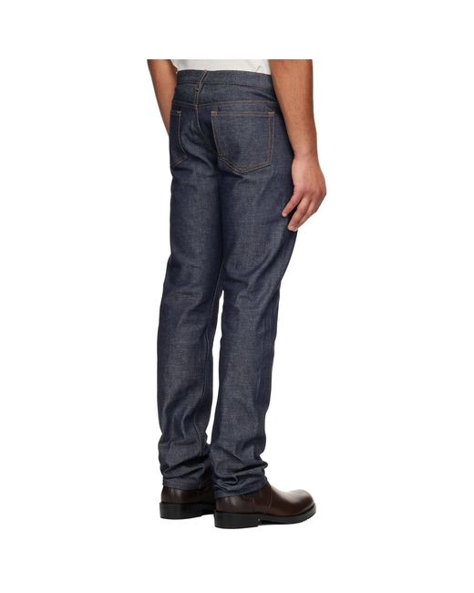 A.P.C. Blue Petit Standard Jeans for men