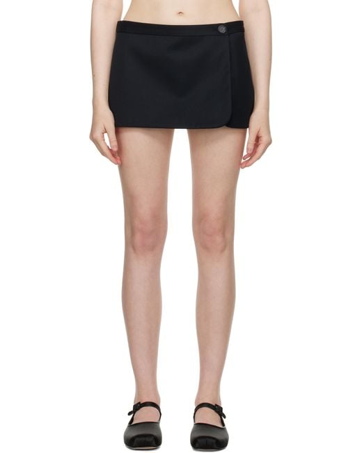 Sandy Liang Black Munchie Skort
