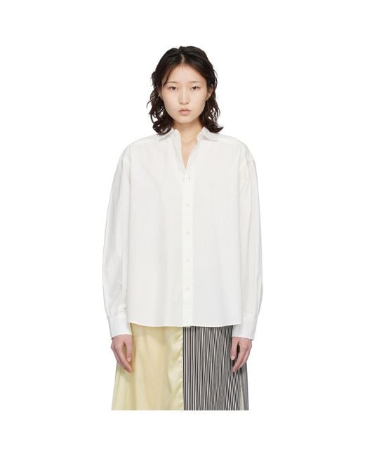 Baserange White Off- Claude Shirt