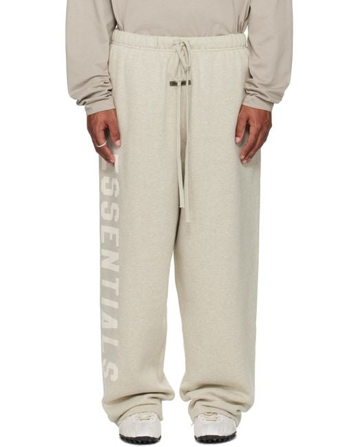 Fear Of God Natural Lounge Fleece Sweatpants for men