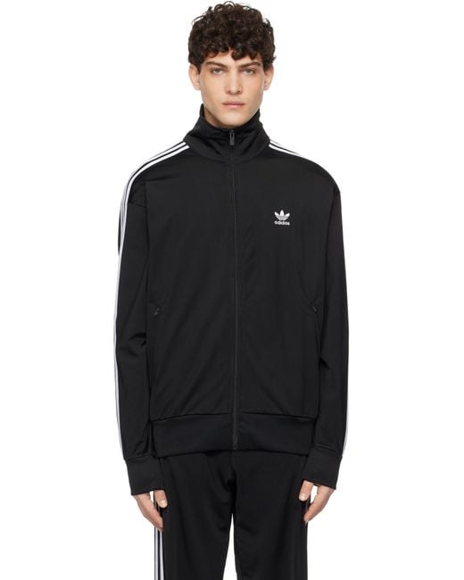 Adidas Originals Black Full Zip Track Top for men