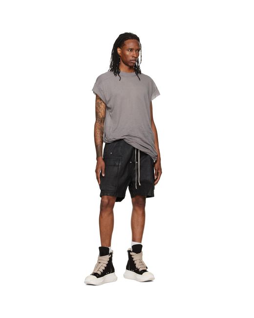 Rick Owens Black Tower Jumbolace Abstract Sneaks Sneakers for men