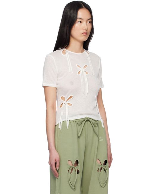 JKim ホワイト Petal トップス White