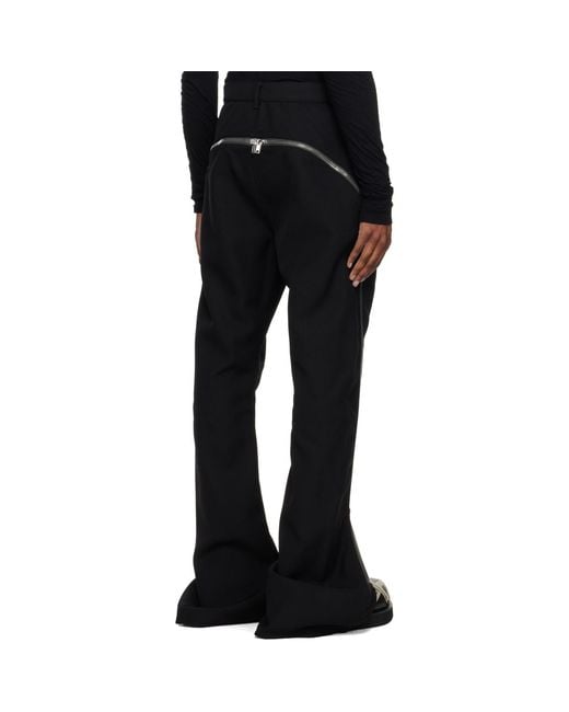 Rick Owens Black Tower Bolan Banana Trousers for men