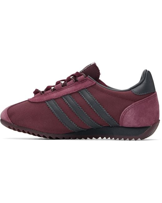 Adidas Originals Black Burgundy Sl 72 Pt Sneakers
