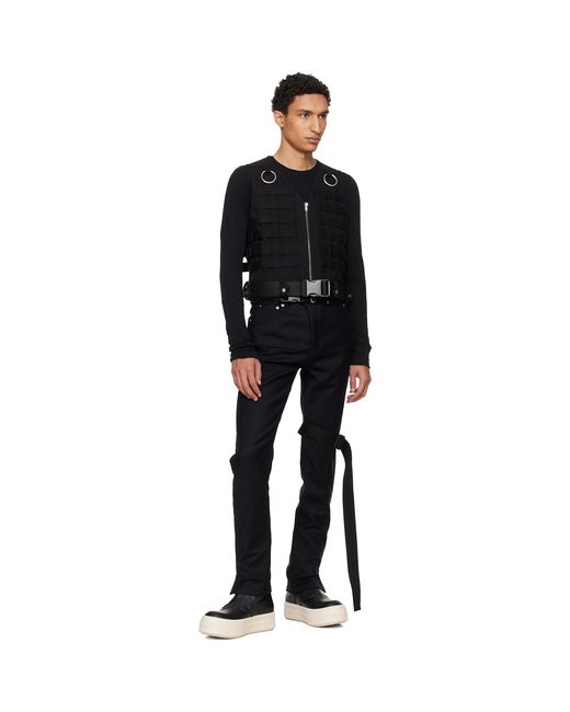 Rick Owens Black Temple Supply Vest for men