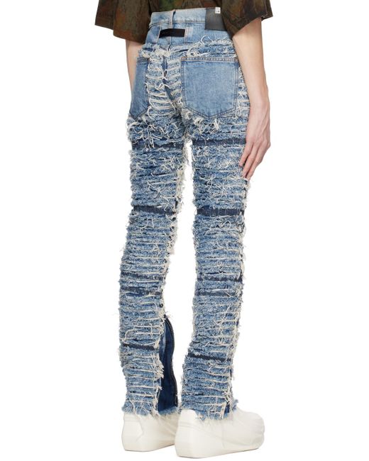 1017 ALYX 9SM Blue Blackmeans Edition Jeans for men