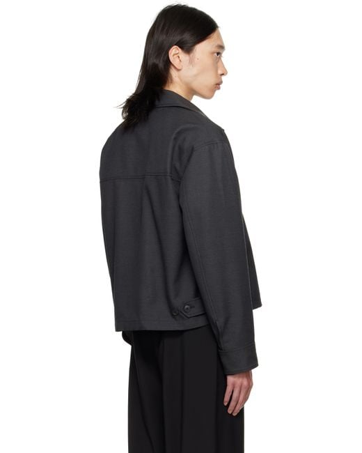 mfpen Black Mail Jacket for men