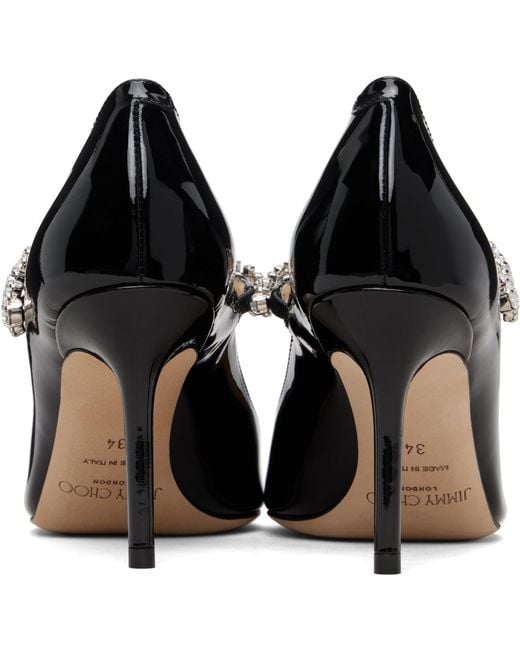 Jimmy Choo Black Bing Pump 85 Heels