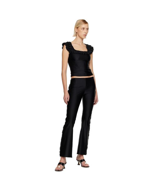 Sandy Liang Black Abbey Lounge Pants