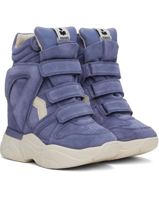 Isabel Marant Blue Balskee Sneakers