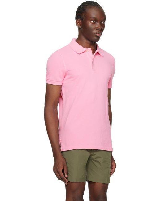 Tom Ford Pink Tennis Polo for men