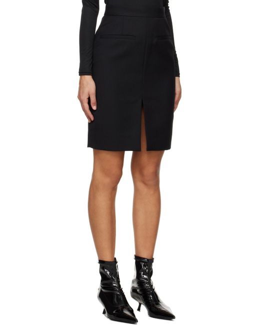 Anine Bing Black Vena Miniskirt