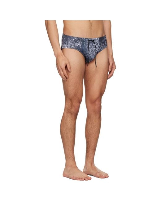 DIESEL Blue Alfie-Utlt Swim Briefs for men