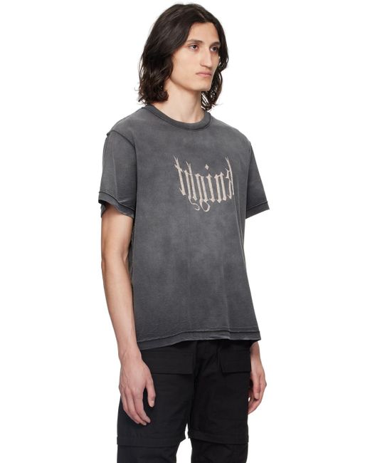 T-shirt gris - rush John Elliott pour homme en coloris Black