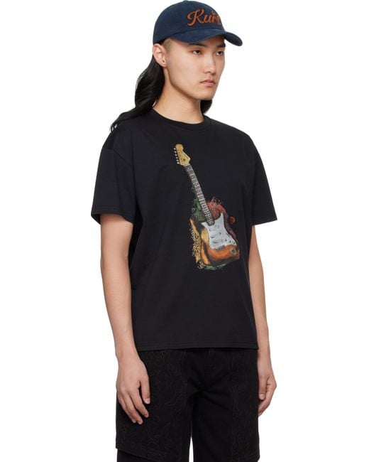 【ANDERSSON BELL】注目ブランドUnisex Guitar T-shirt ‐BLACK ANDERSSON BELL Guitar T-Shirt in Black for Men | Lyst